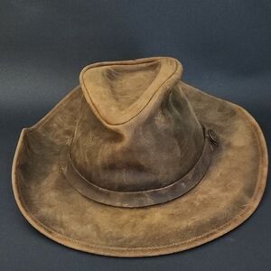 Goorin Bros Mens Leather Hat Size Medium